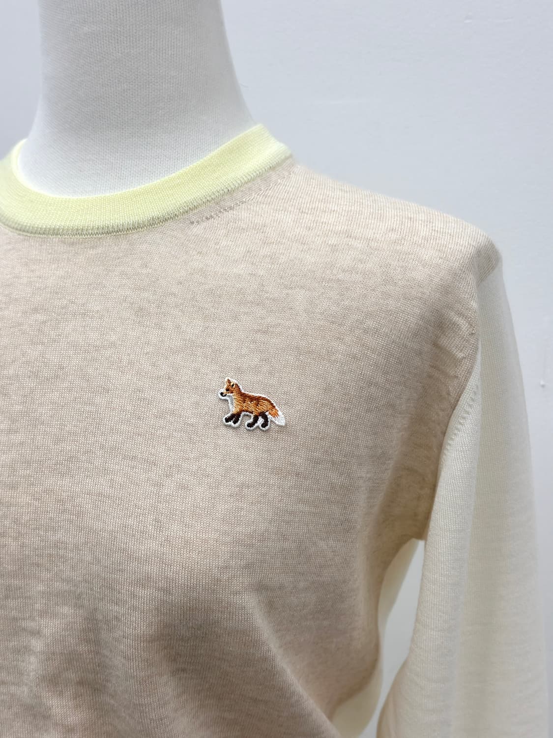 메종키츠네 24SS 베이비폭스 컬러블록 니트  상품이미지3