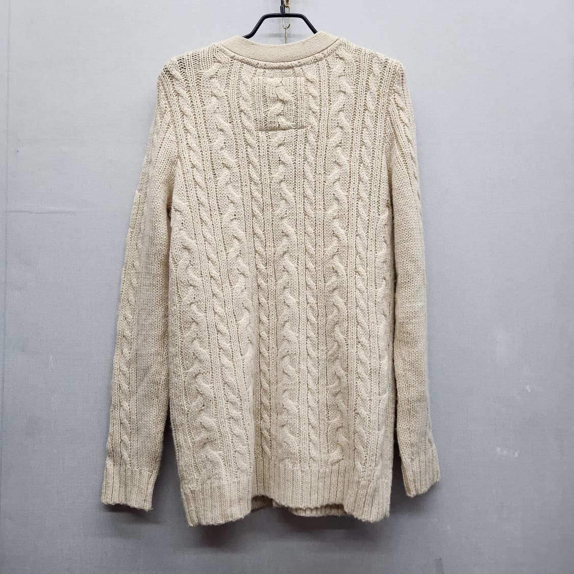 티니위니 로고  꽈배기 니트 가디건 M 상품이미지4