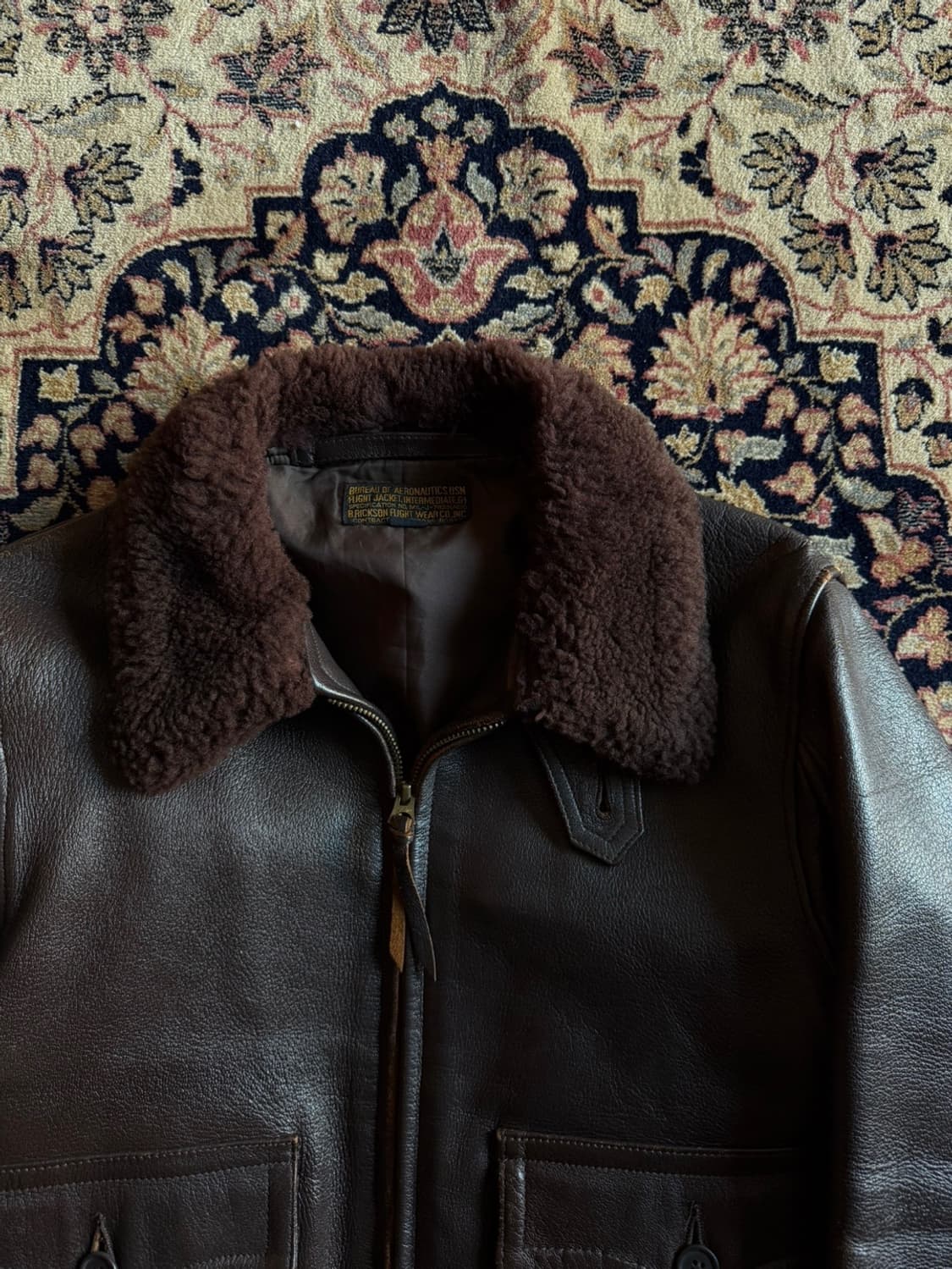 버즈릭슨 G-1 시어링 레더 자켓 남 95 여 66~77 상품이미지2