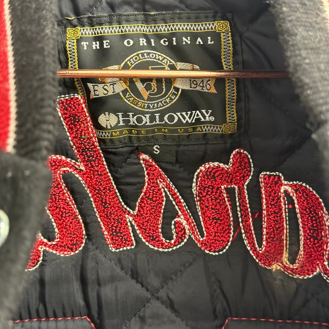 Made in usa holloway 미제 바시티 지켓 xl 상품이미지2