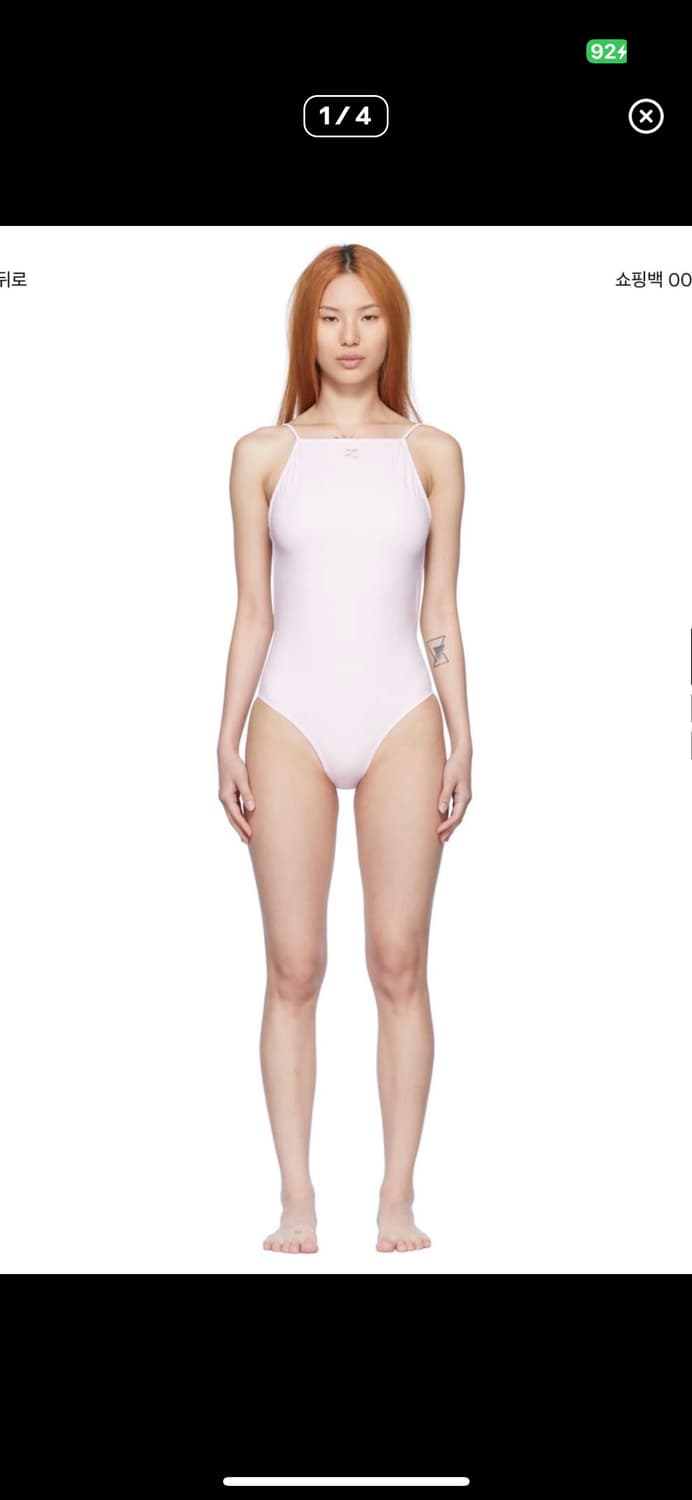 꾸레쥬 스윔수트 수영복 3사이즈 상품이미지1