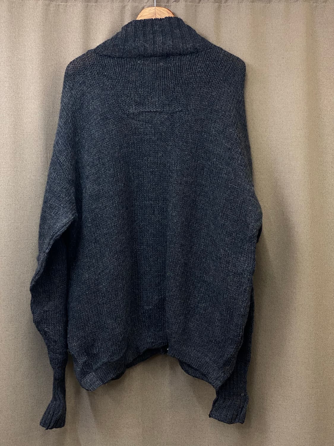 빈티지 헤비 니트 집업 상품이미지3