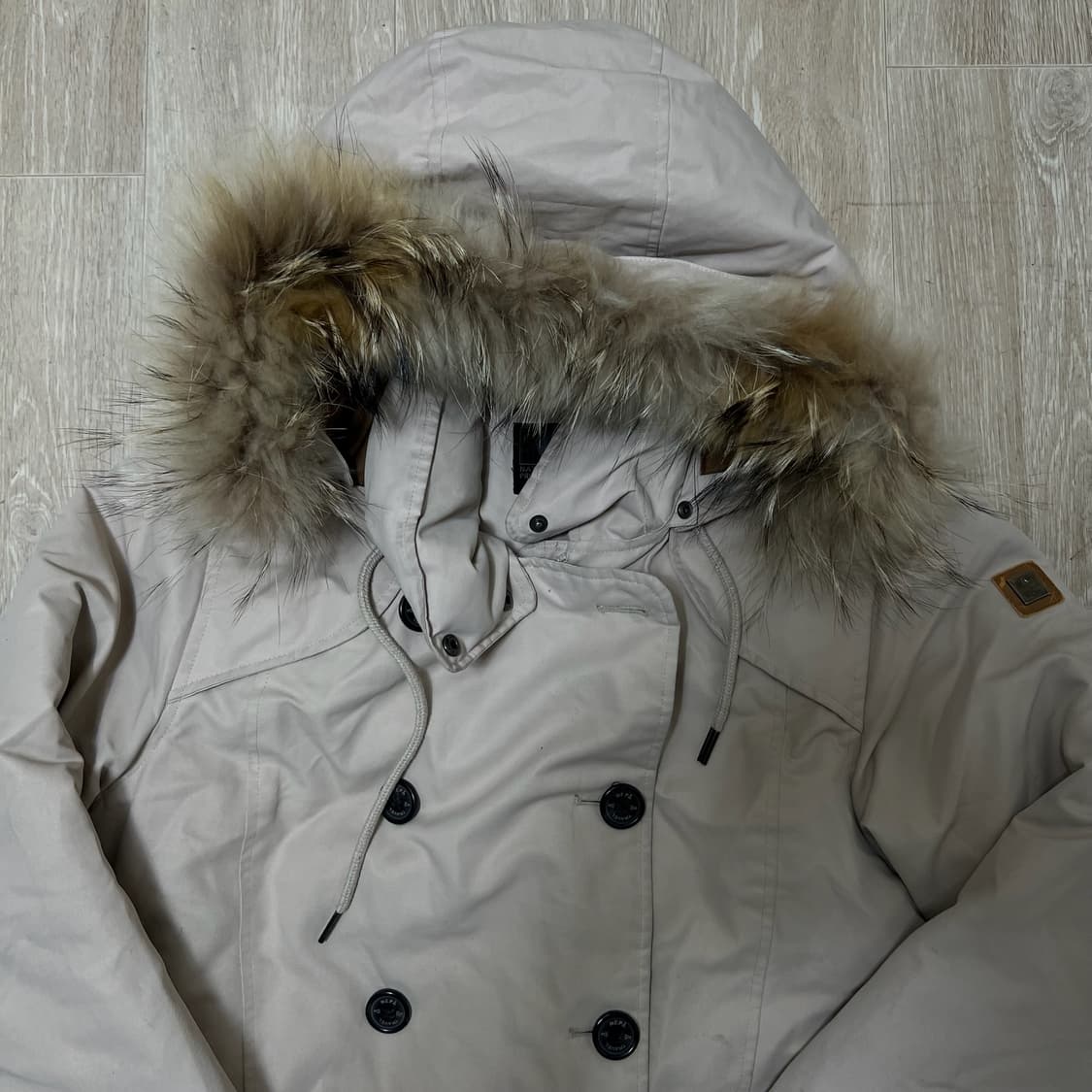 네파 여성 덕다운 퍼후드 롱패딩 L/100  상품이미지2