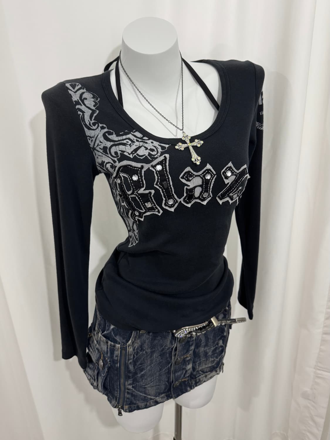 무료배송) GLITZ VINTAGE TOP 상품이미지2