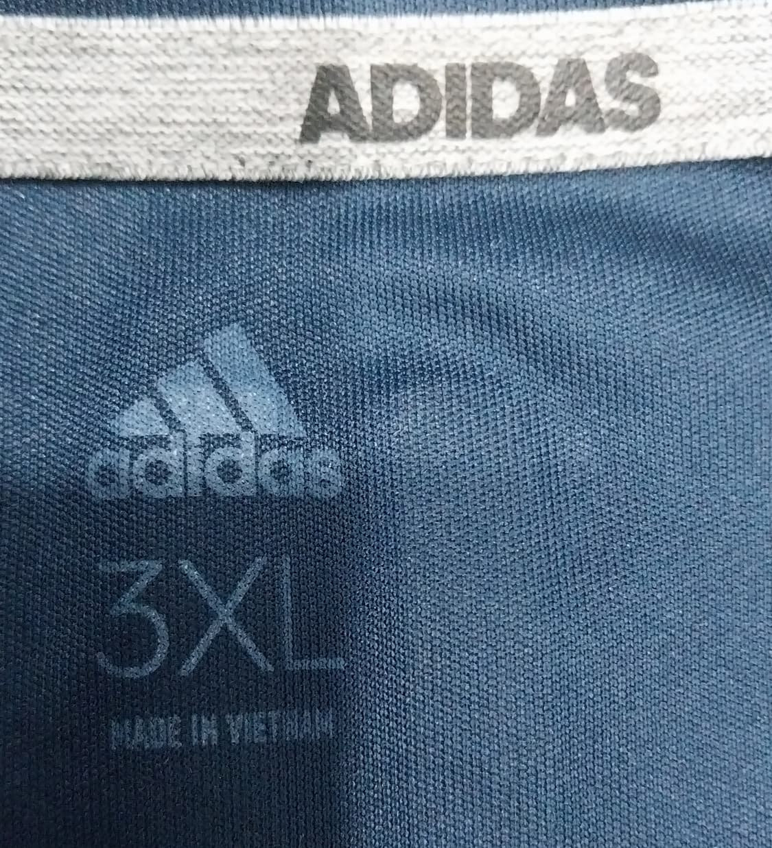 아디다스 삼선 크루넥 기능성 네이비 반팔티 3XL 상품이미지3