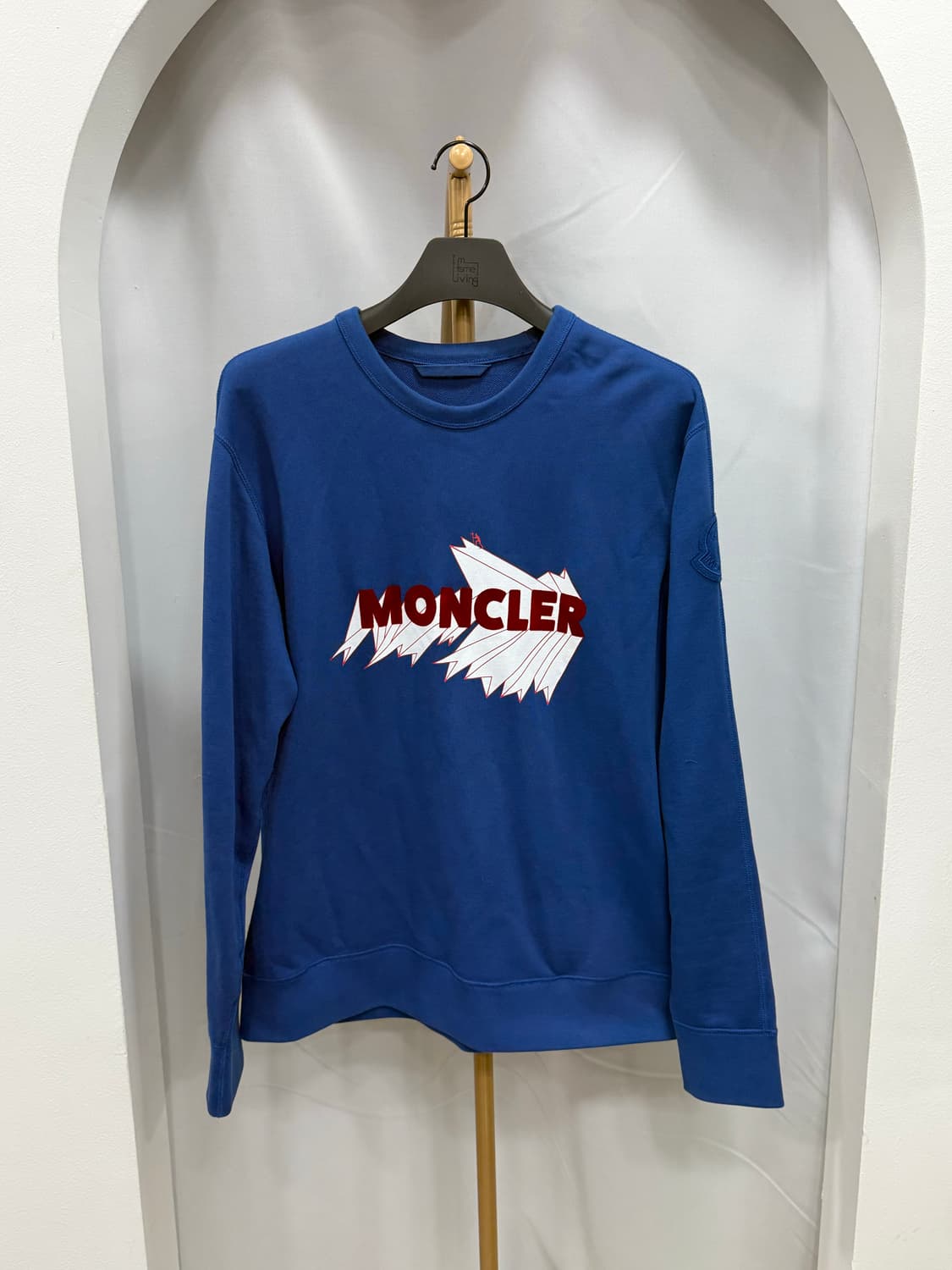 백화점판 몽클레어 로고 맨투맨 XL사이즈 상품이미지1