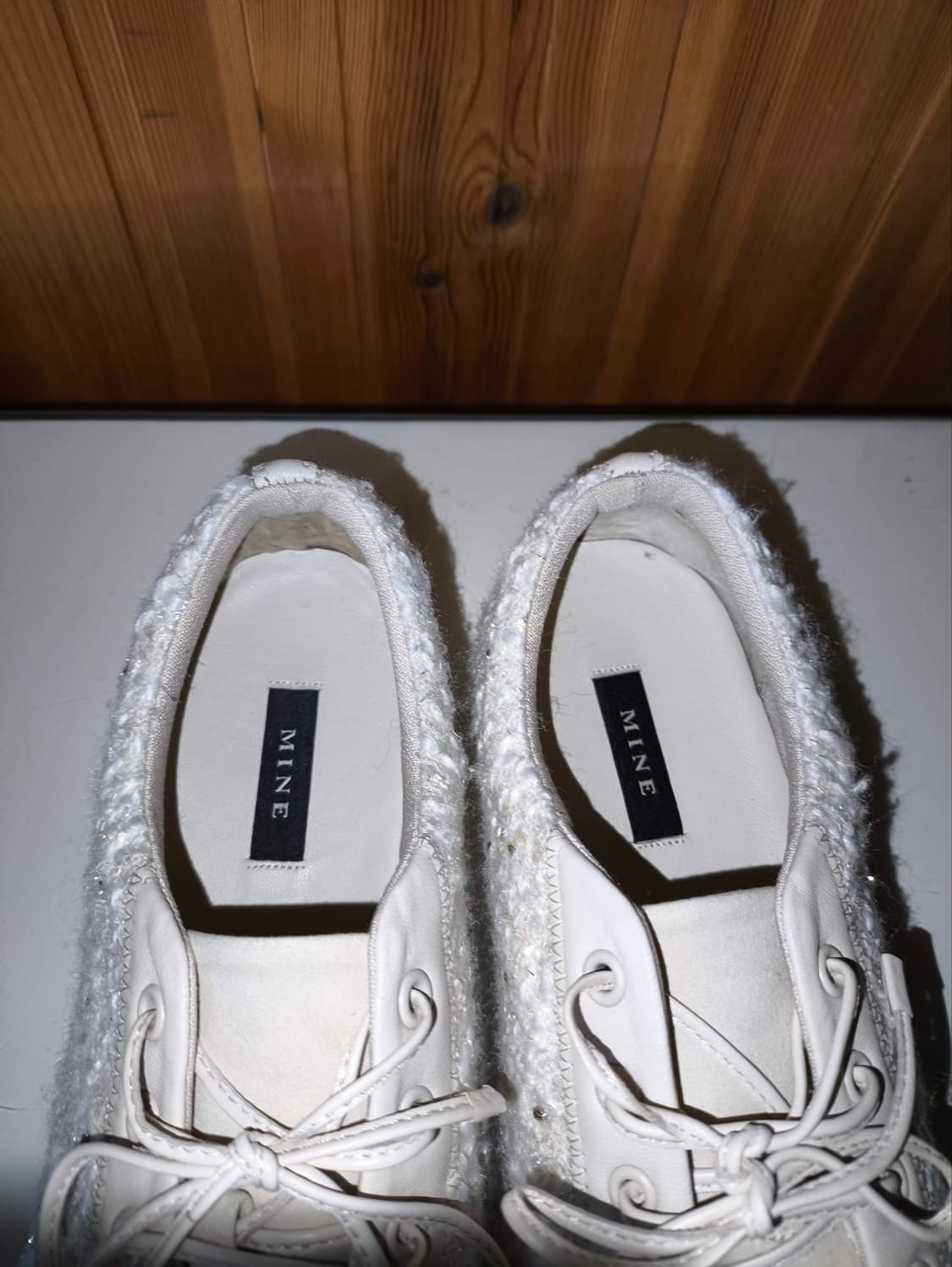 240mm 한섬 마인 트위드 스니커즈  상품이미지5