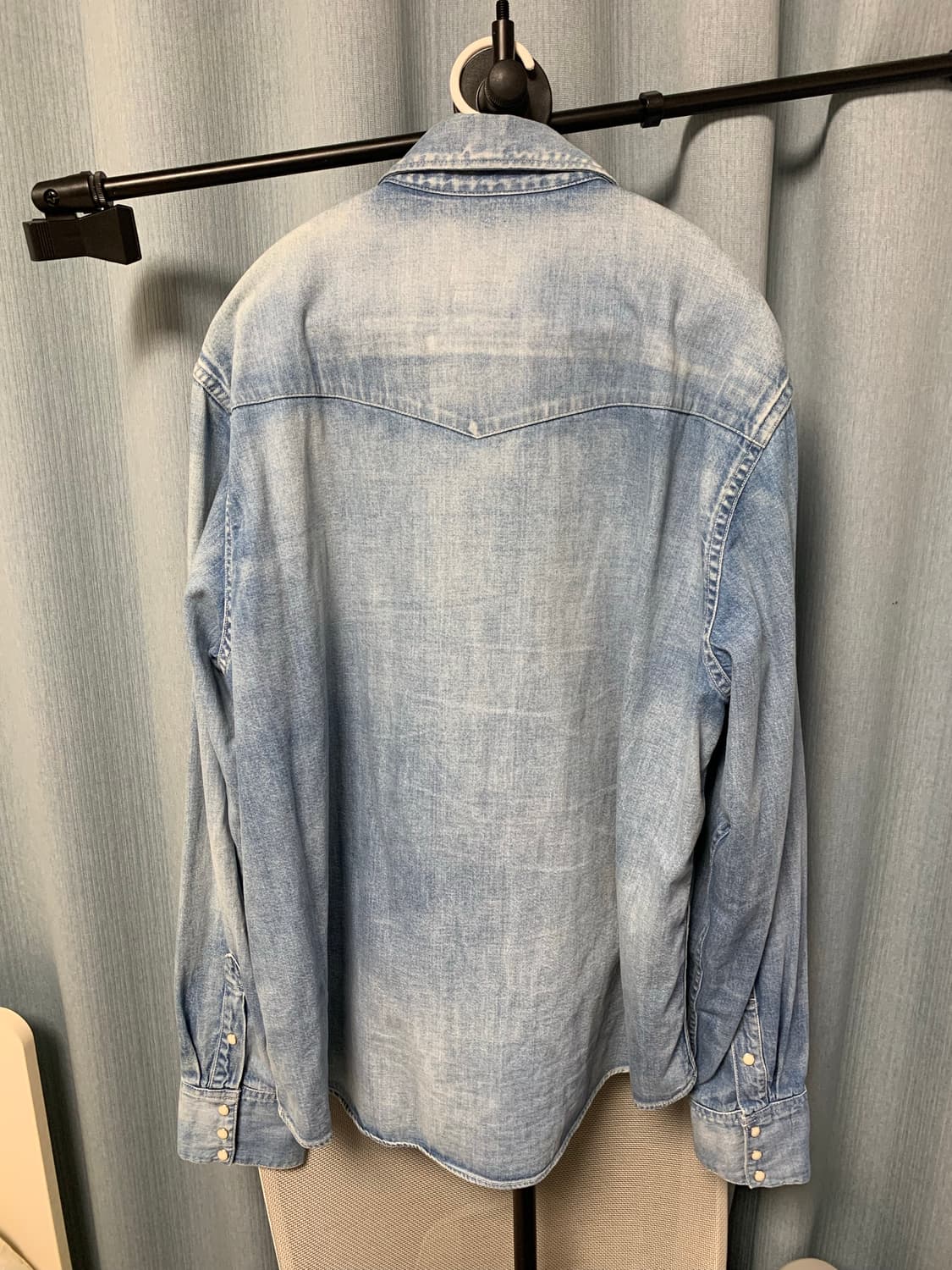 (Size 2) Visvim 소셜스컬프쳐 셔츠 DMGD 상품이미지2