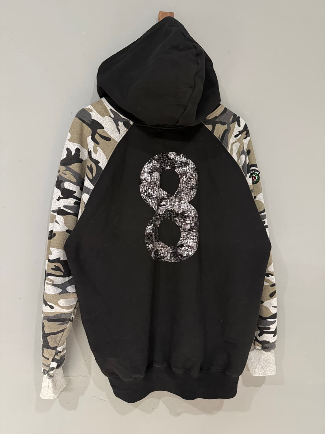 numbering cubic point camo hood zip-up 상품이미지9