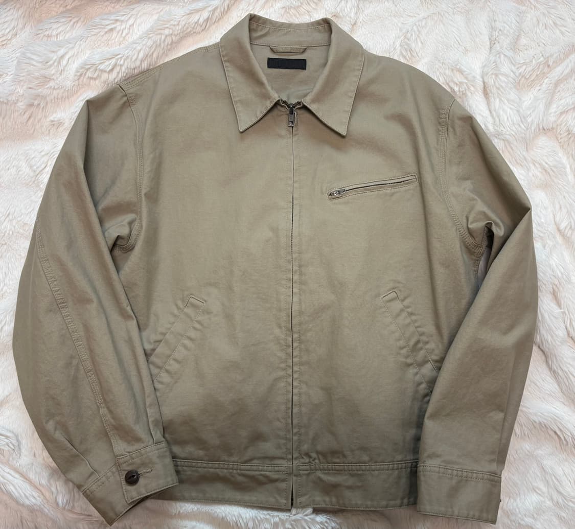 유니클로 집업 블루종 워크웨어 자켓 베이지/L 상품이미지2