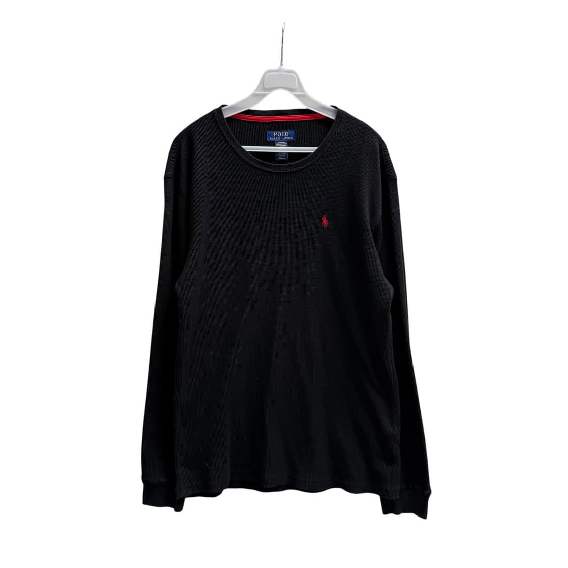 [L] 폴로 블랙 와플 니트 상품이미지3