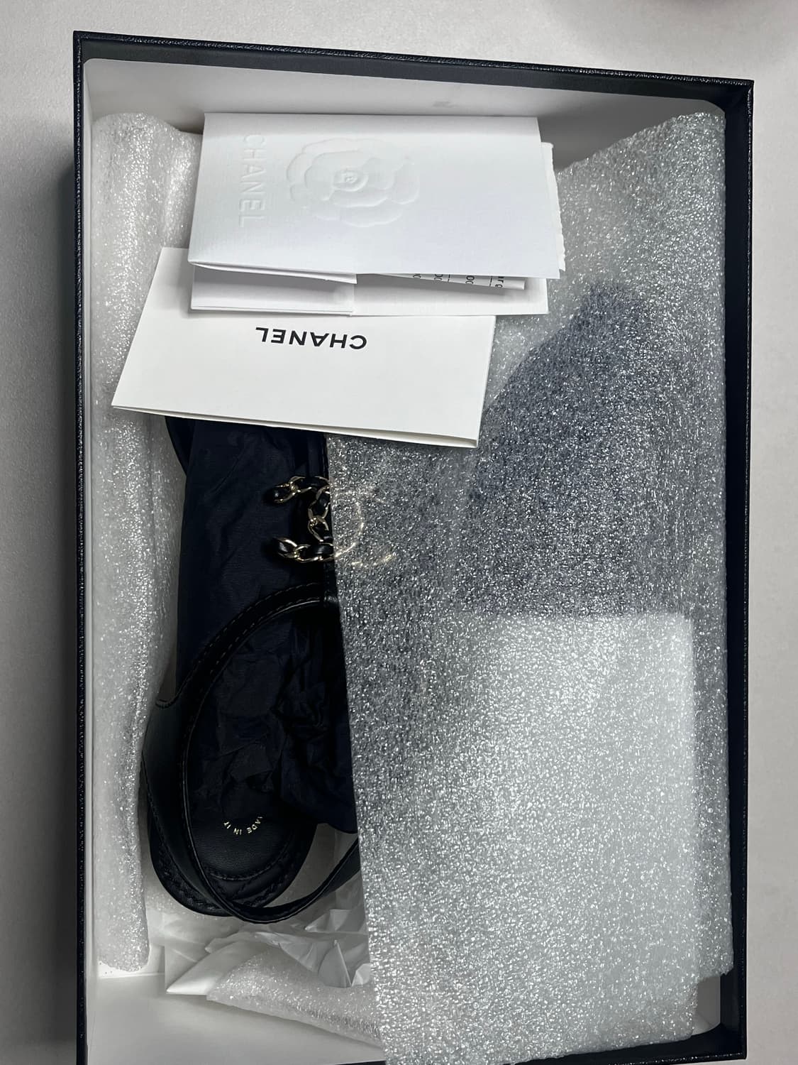 샤넬 클래식 CC로고 체인 스트랩 샌들 은장 상품이미지9