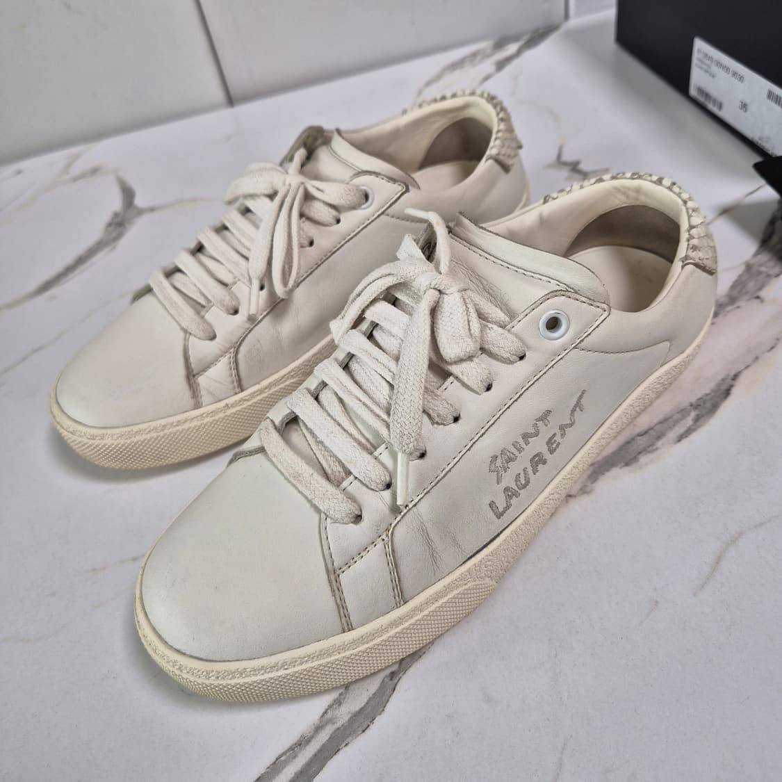 (정품) 생로랑 코트클래식 여성 스니커즈 36.5 상품이미지9