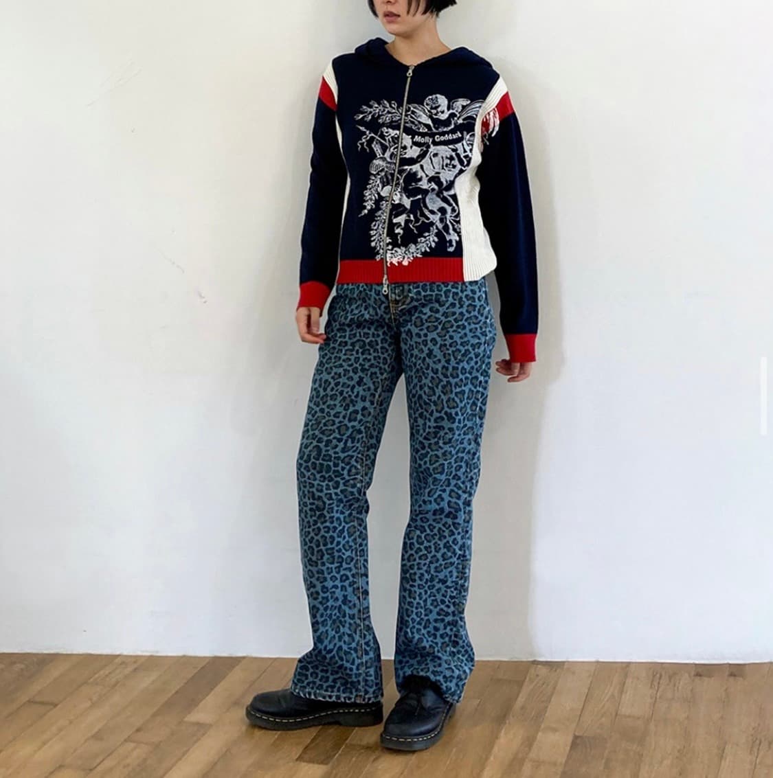 Molly Goddard 몰리고다드 도리아나 레오파드 데님 27 상품이미지2