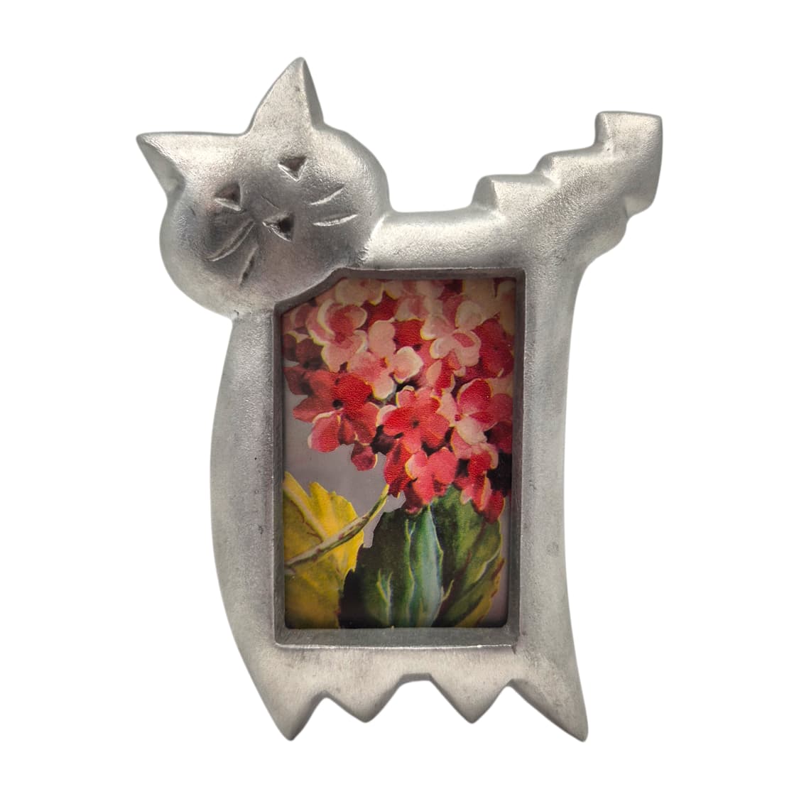 90s 미국 실버 못난이 고양이 탁상 액자 상품이미지1