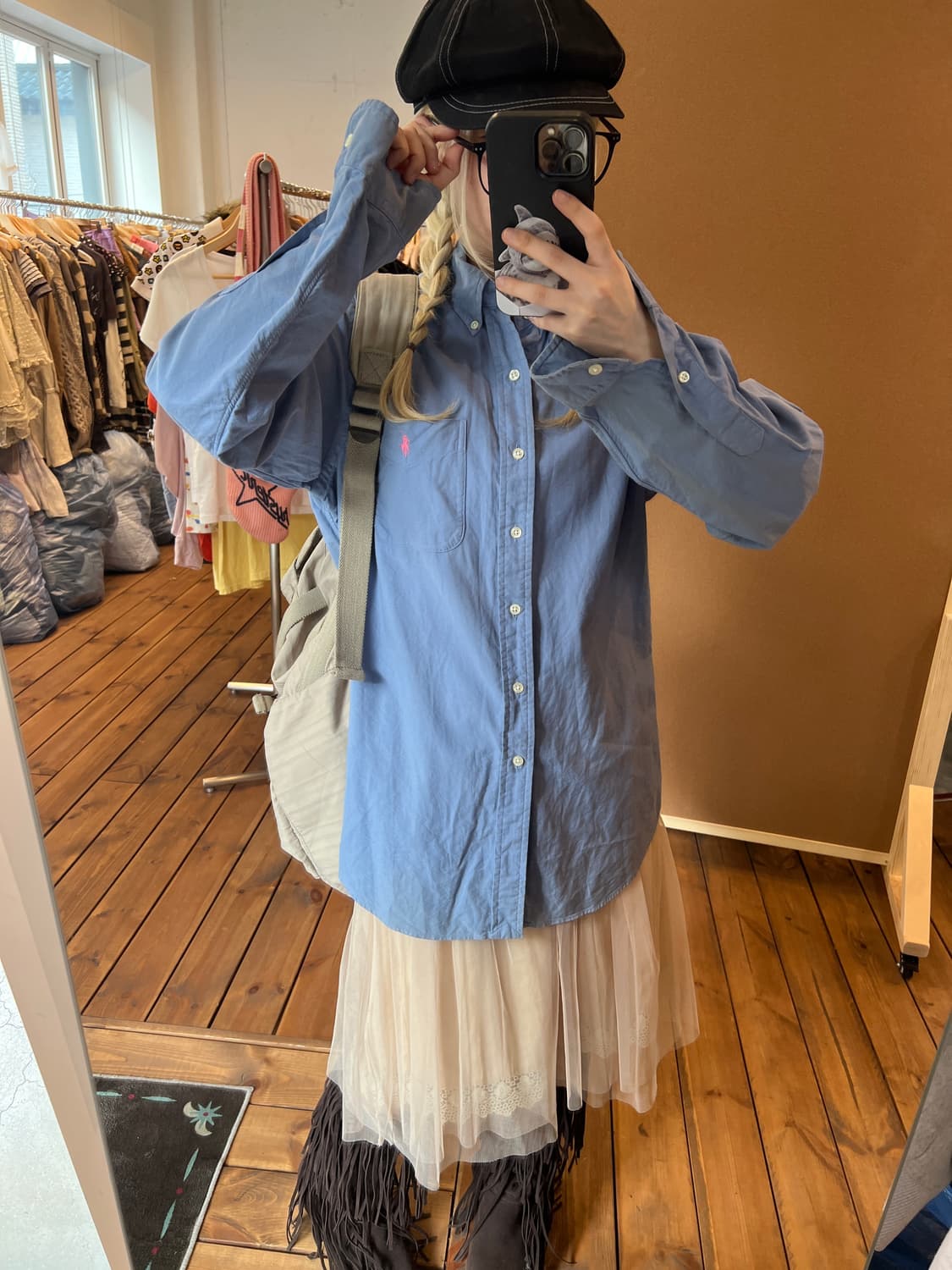 폴로 그레이시블루 셔츠 상품이미지5