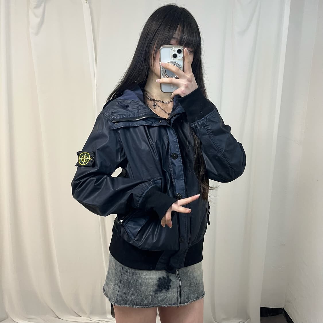Stone Island Mussola Gommata windbreaker 상품이미지2