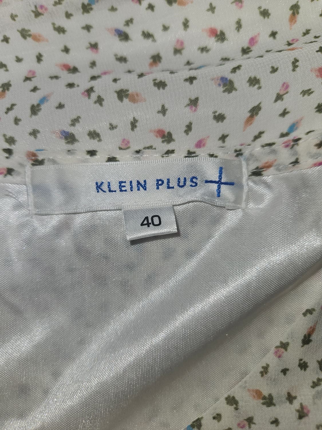 klein plus 화이트 리본포인트 히메 블라우스 상품이미지4