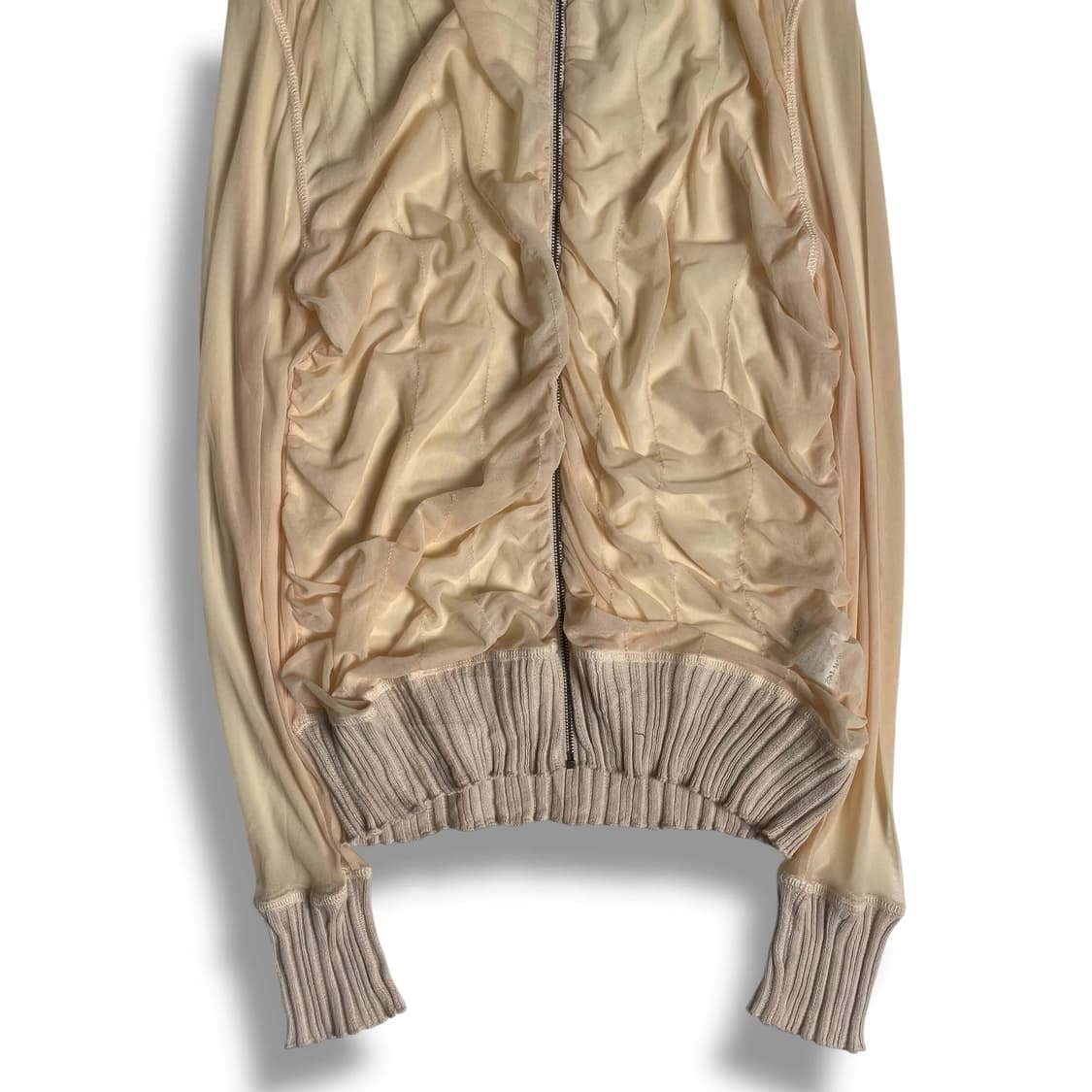 Fenice 셔링 시스루 집업 자 상품이미지4