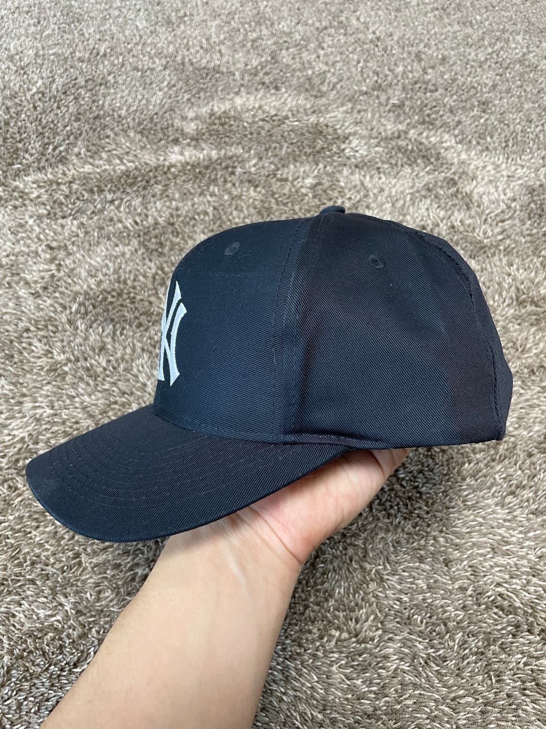 90s yankees cap 로고 어슬레틱 양키즈 캡 데드스탁 상품이미지2