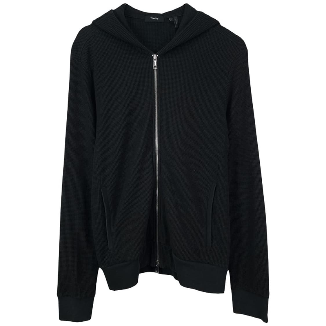 [띠어리] 니트 후드 집업 가디건 블랙 M18806 상품이미지2