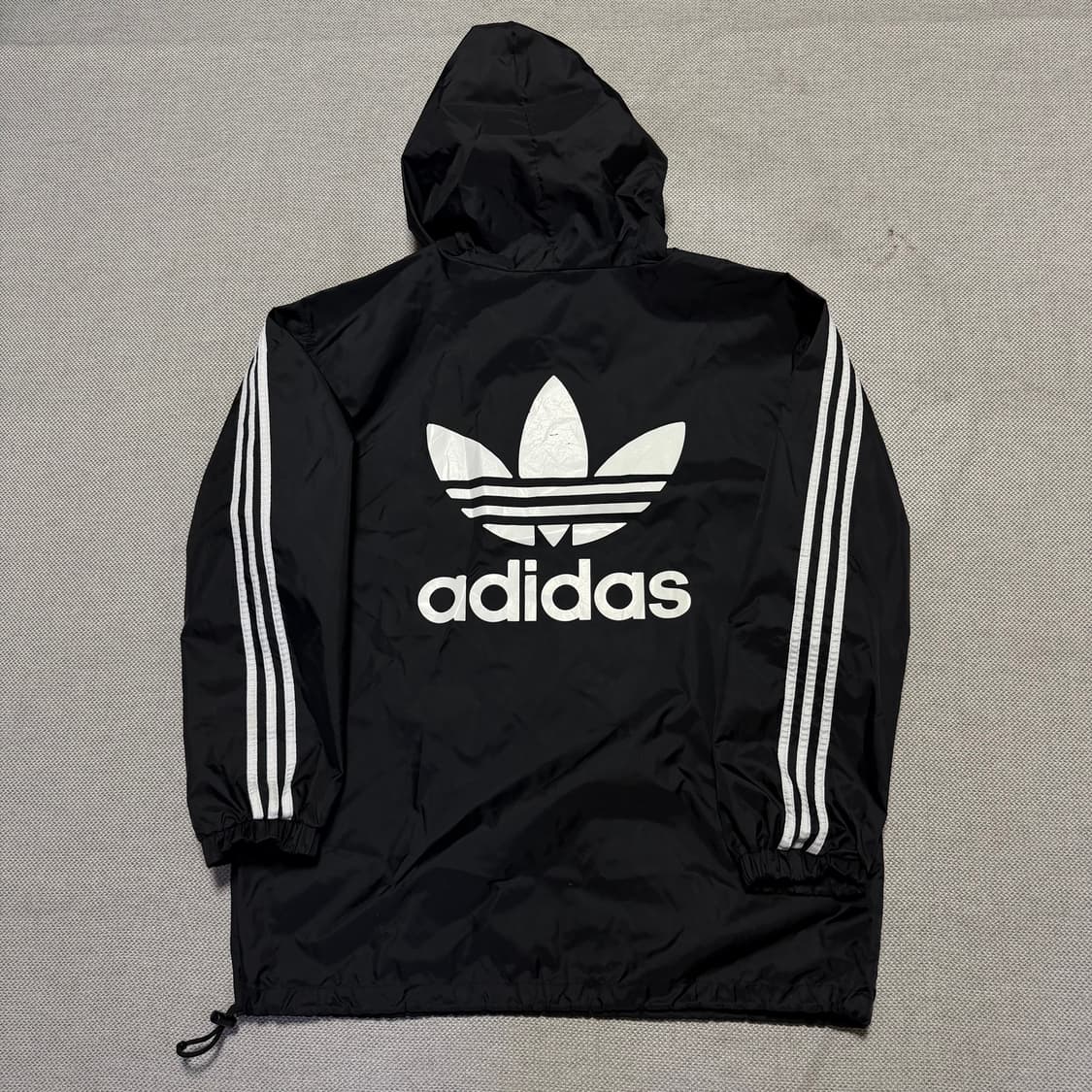 아디다스 빅로고 후드 웜업 상품이미지2