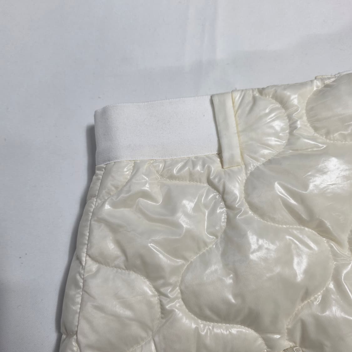 1067 데상트 골프 A라인 퀼팅 다운 스커트 상품이미지5