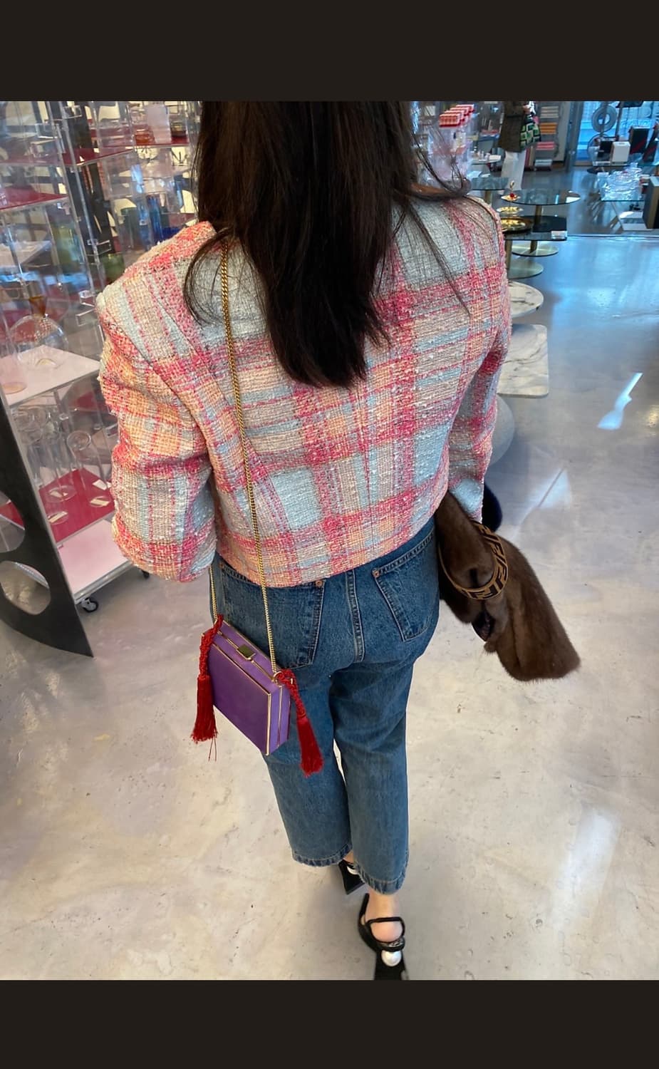 아브컬렉션 AAV X Ratti Collaboration tweed 자켓 상품이미지3