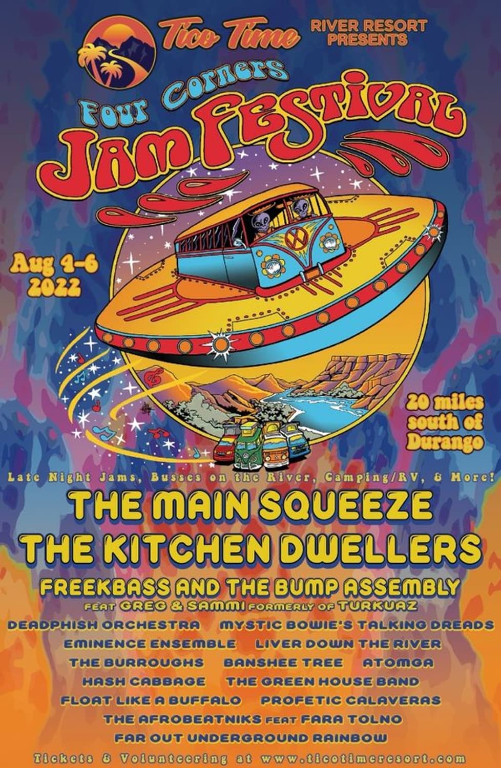 Four Corners Jam Festival T-shirt 상품이미지5