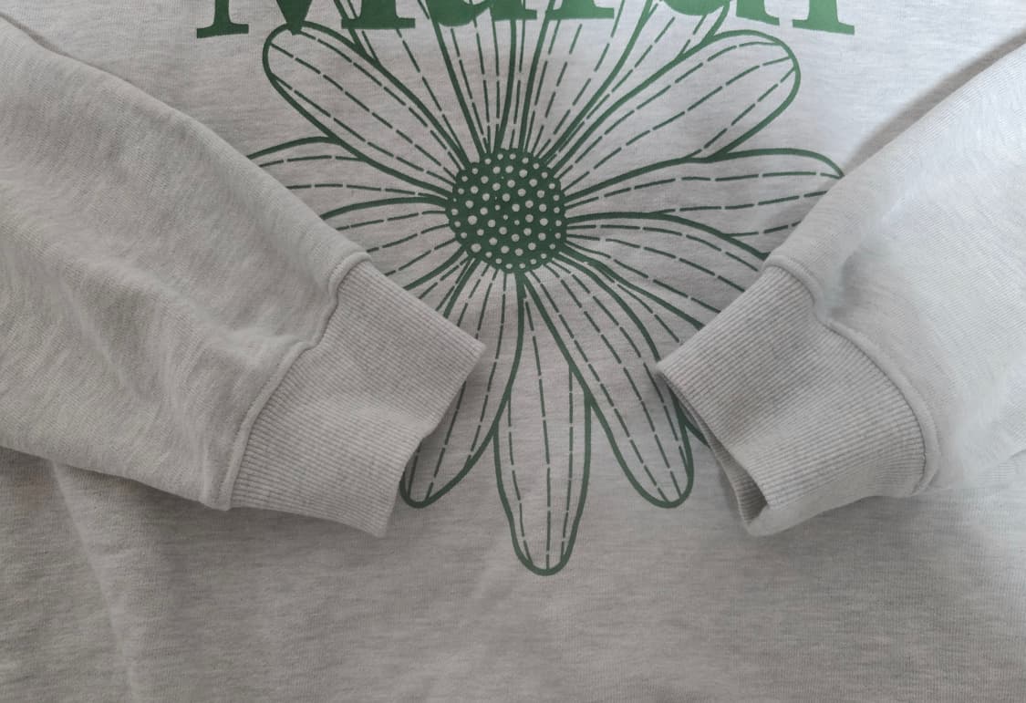 마르디 메크르디 플라워 나염 스웨트 셔츠 맨투맨 
여성 free 상품이미지2