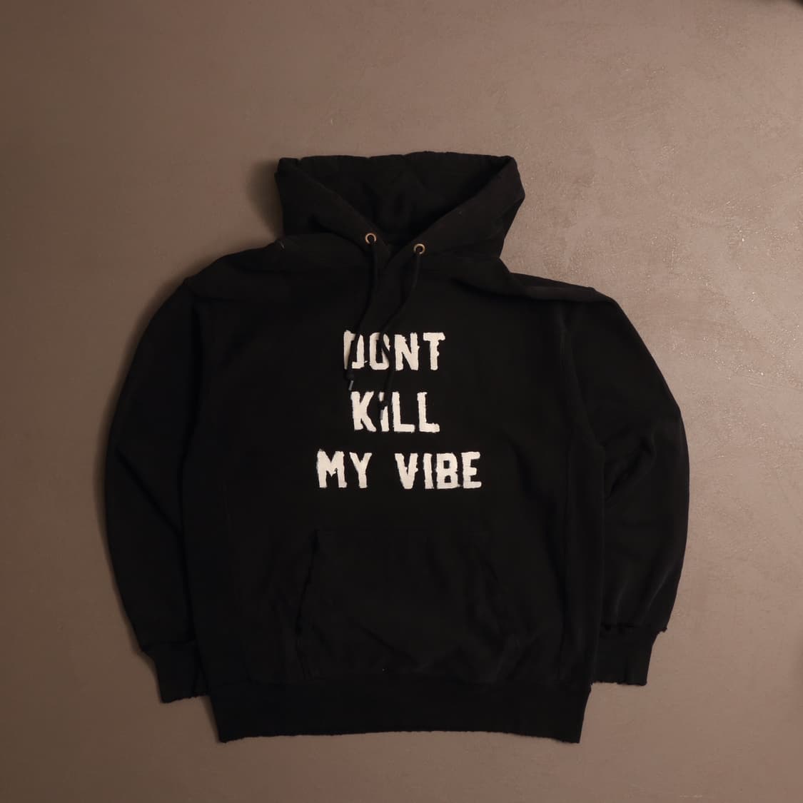 라이스 나인 텐 데미지 프린팅 후드티 A1753 상품이미지1