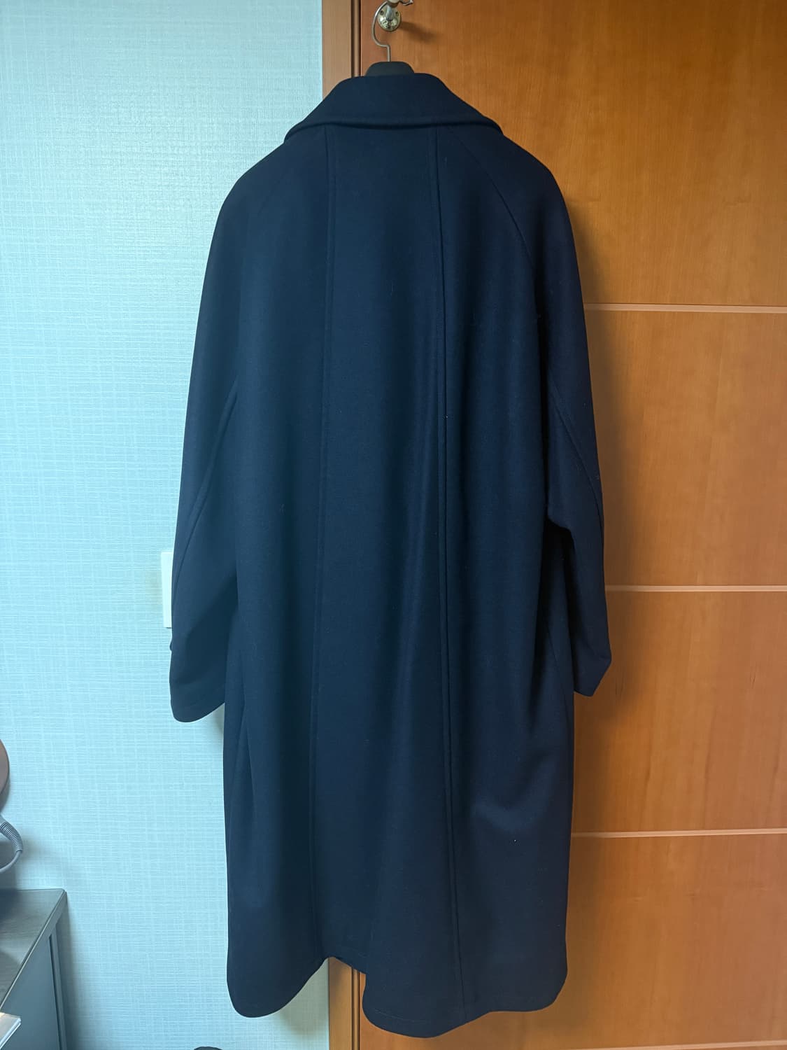 벨리에 발마칸 코트 네이비 상품이미지3