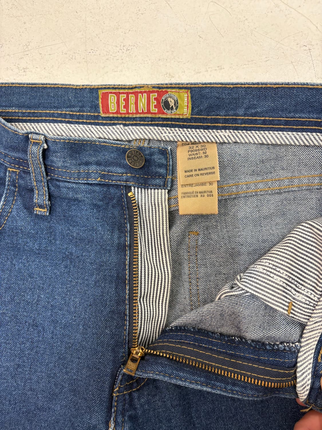 90's vtg Berne Dungaree carpenter Denim  상품이미지3