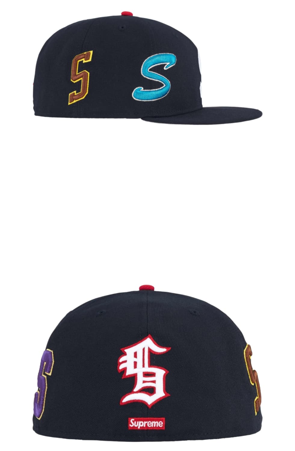 슈프림 뉴에라 멀티로고 712(59.6cm) 상품이미지2