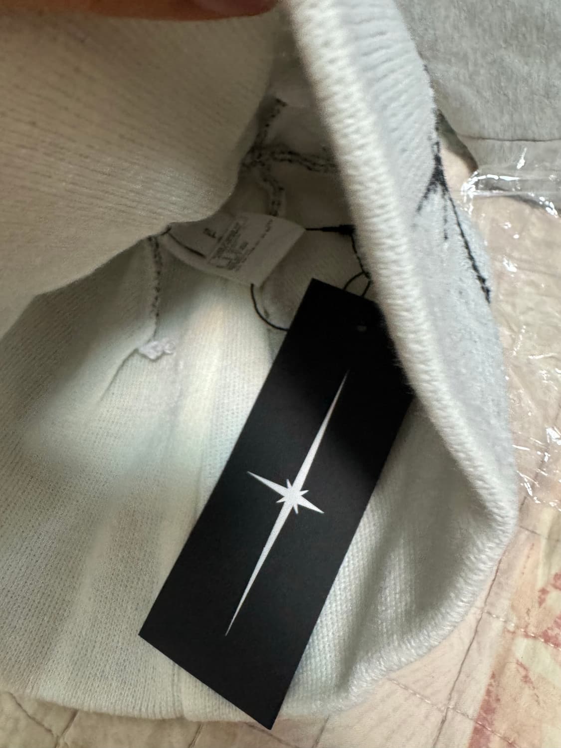 틸던 플래시 자카드 비니 아이보리 상품이미지2