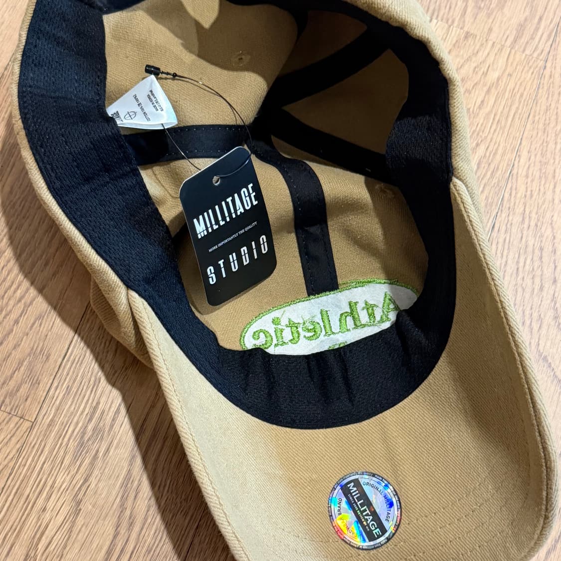 Athletic 코튼 피치 레터링 볼캡 상품이미지2