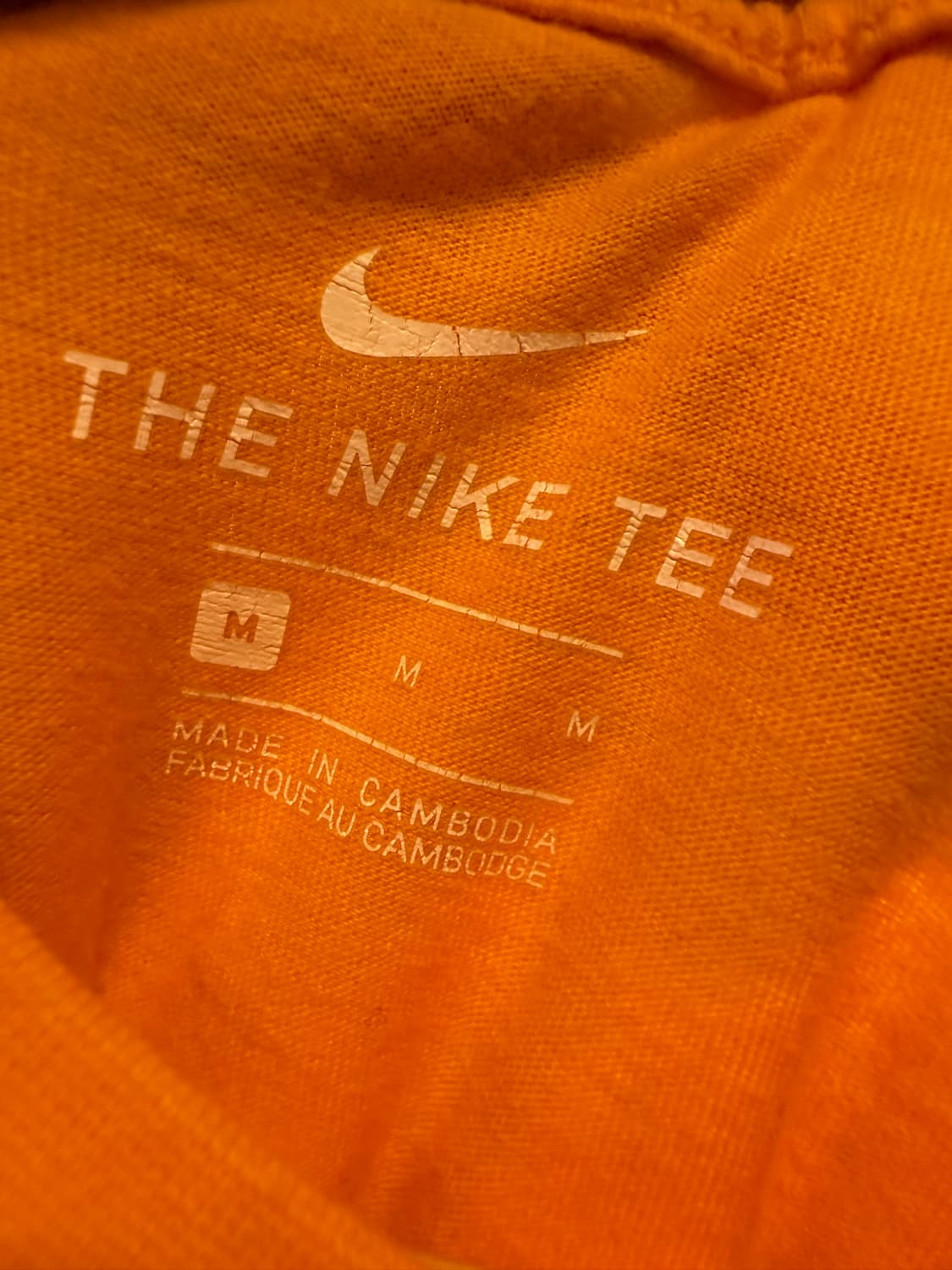 나이키 오렌지 반팔 티셔츠 상품이미지2
