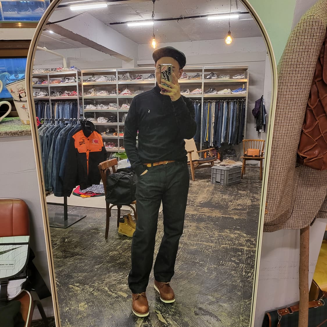 폴로 랄프로렌 면 반집업 (XL) 상품이미지2