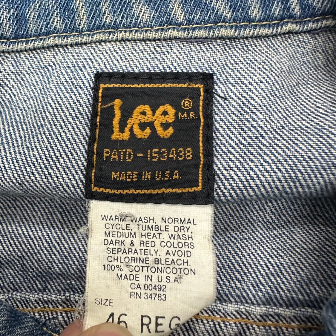 Lee 리 80s 데님 트러커 자켓 상품이미지4