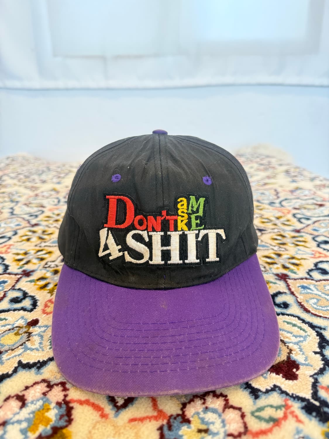 아메리칸 빈티지 올드스쿨 자수 캡 상품이미지1