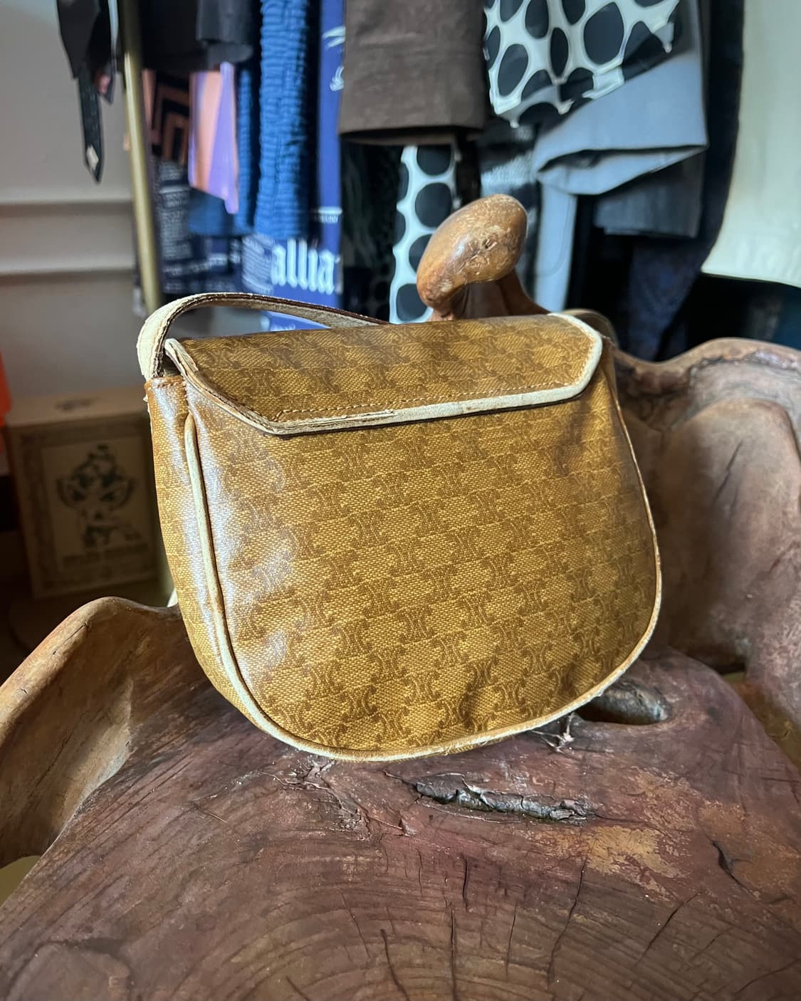 1980-90s Old CELINE Macadam Cross Bag 상품이미지7