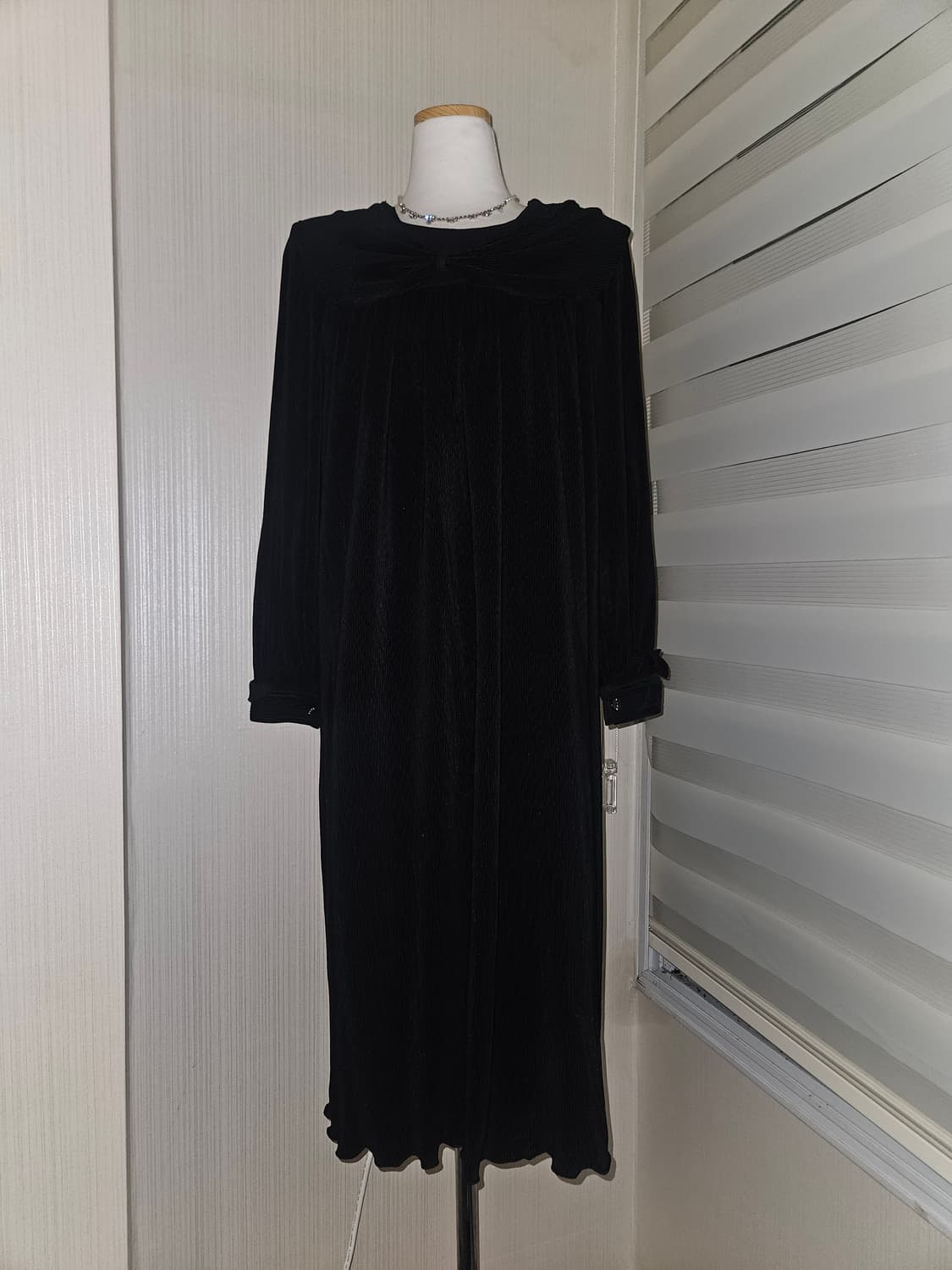 sled 공겜여주 히메 블랙 리본드레스 상품이미지1