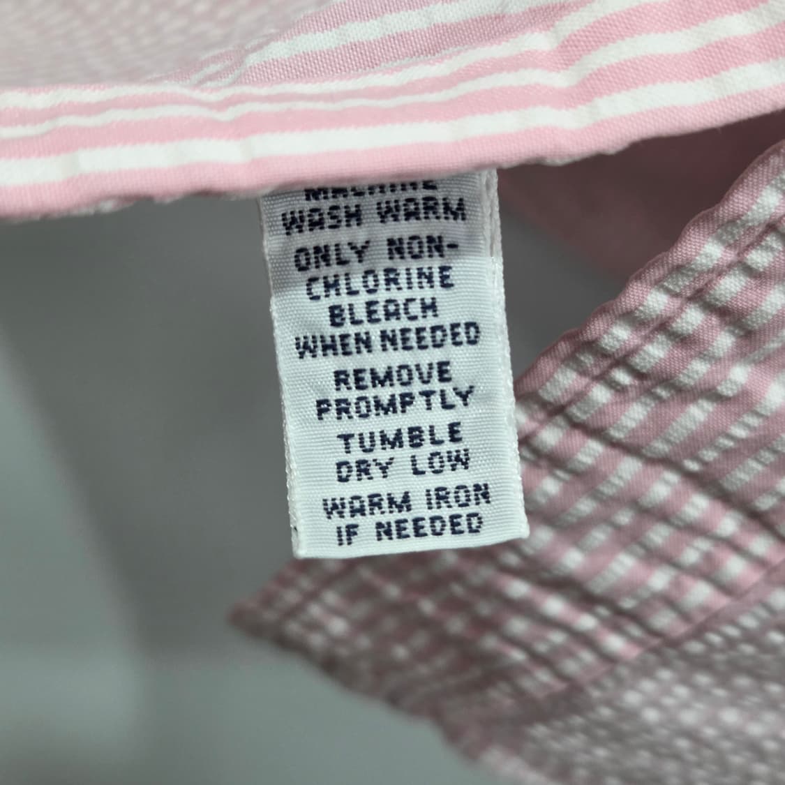 폴로랄프로렌 버튼다운 스트라이프 시어서커 반팔셔츠 L 상품이미지4