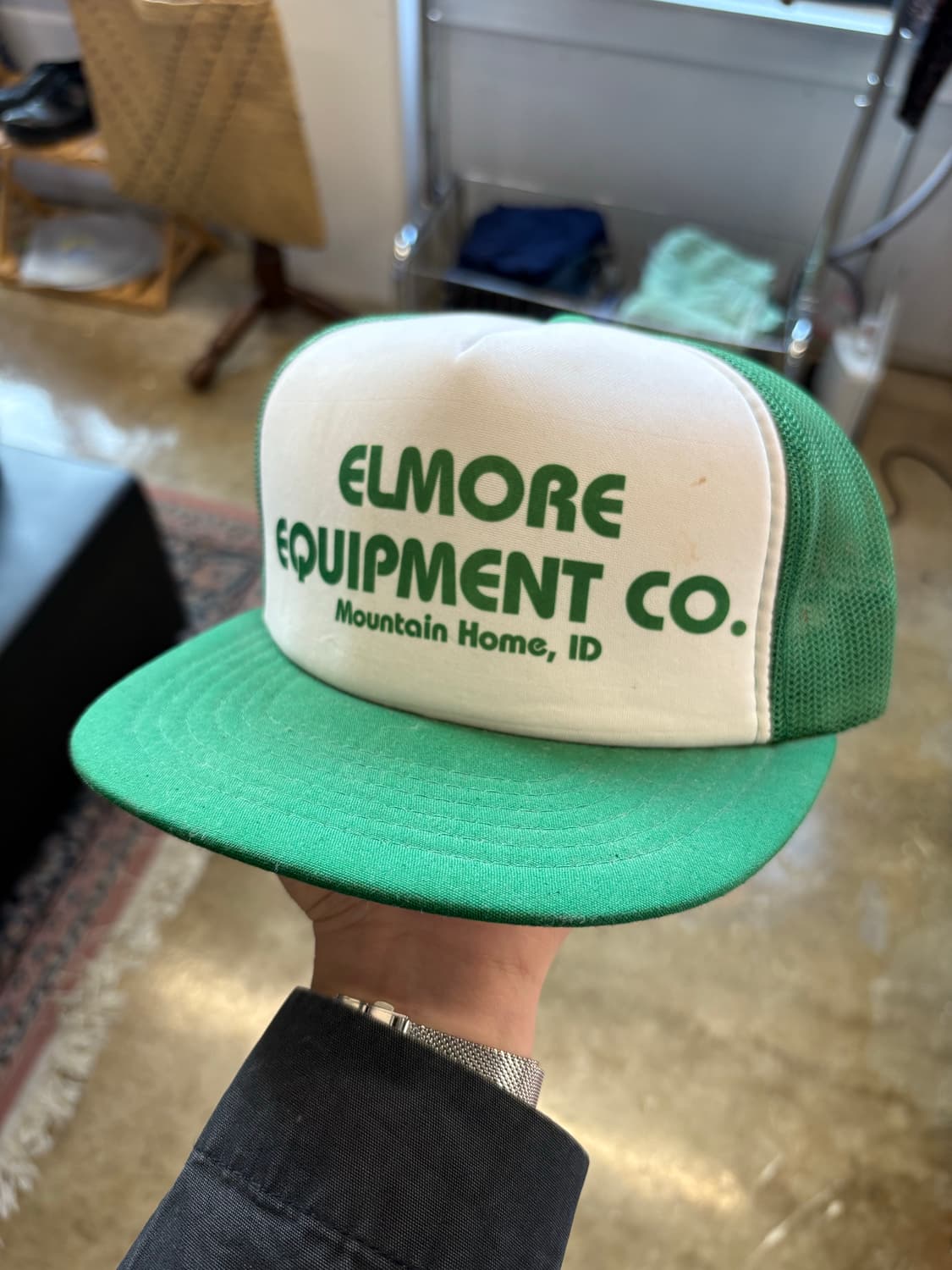 80s 아이다호주 농기계 홍보용 트러커캡 상품이미지2