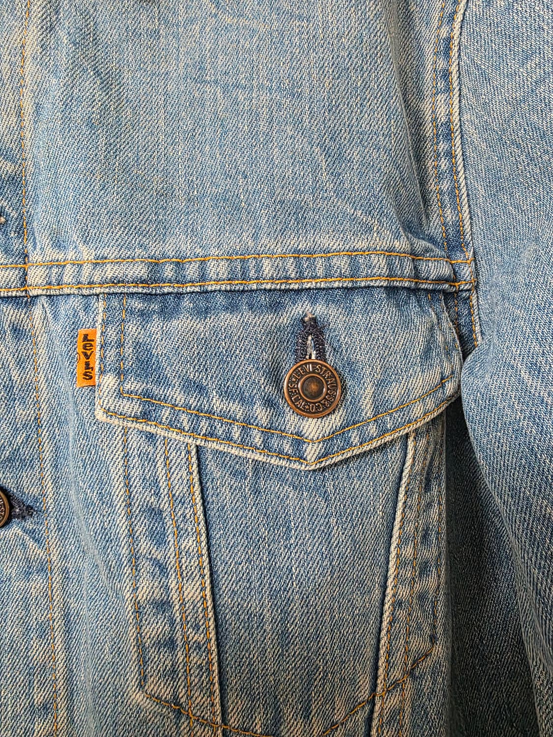 LVC 1970아카이브 타입3 트러커 M 오렌지탭 상품이미지4