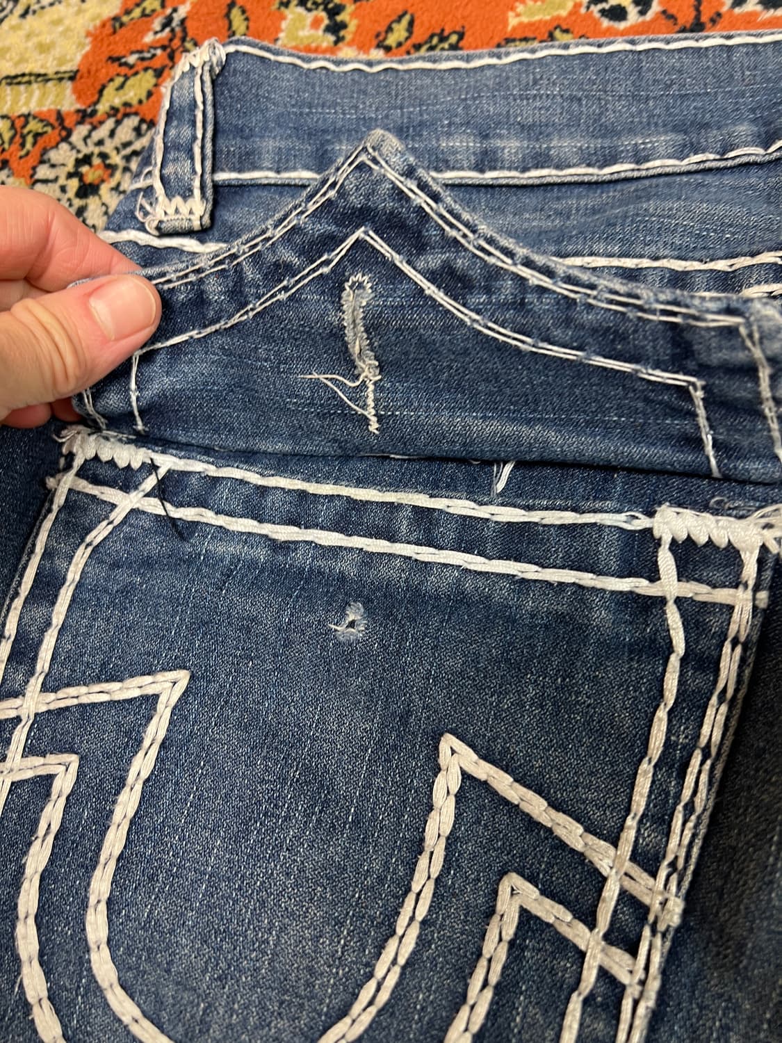 [36] 트루릴리전 빌리 슈퍼티 데님 팬츠 상품이미지9