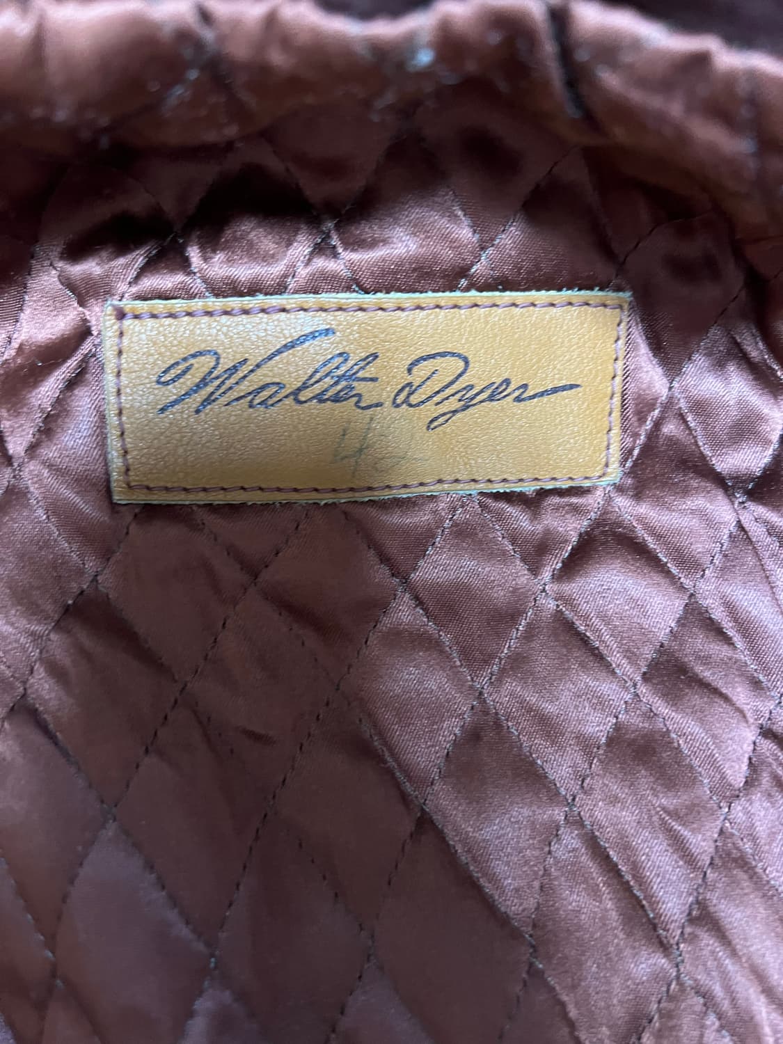 70s Walter Dyer 싱글 레더 자켓 (42) 상품이미지8