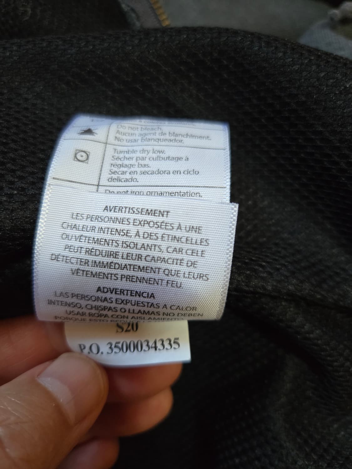 칼하트 써멀 차콜 후드집업(M) 상품이미지7