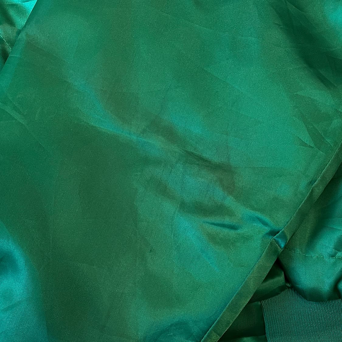 90년대 미국 생산 pla-jac 그린 세틴 자켓 상품이미지7