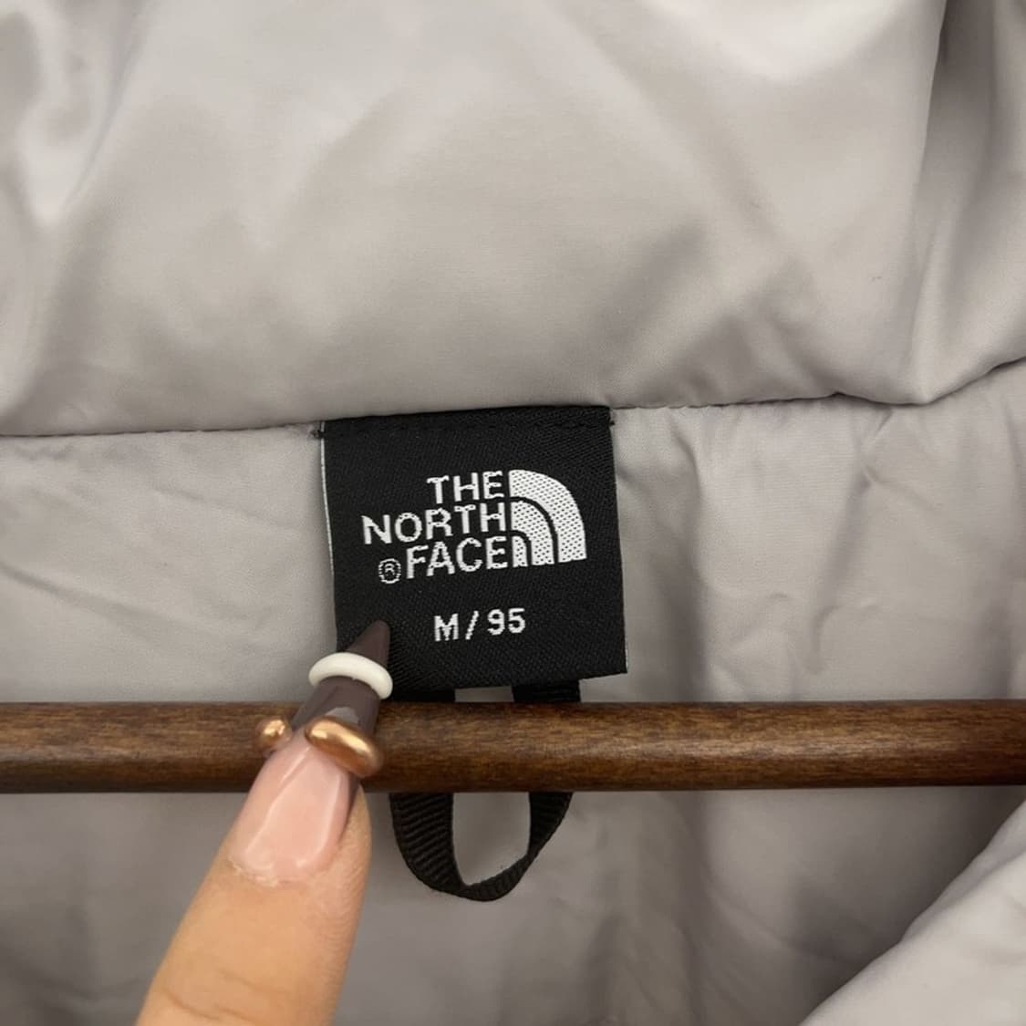노스페이스 눕시 온볼 레트로 빈티지 패딩 자켓 M C07902 상품이미지5